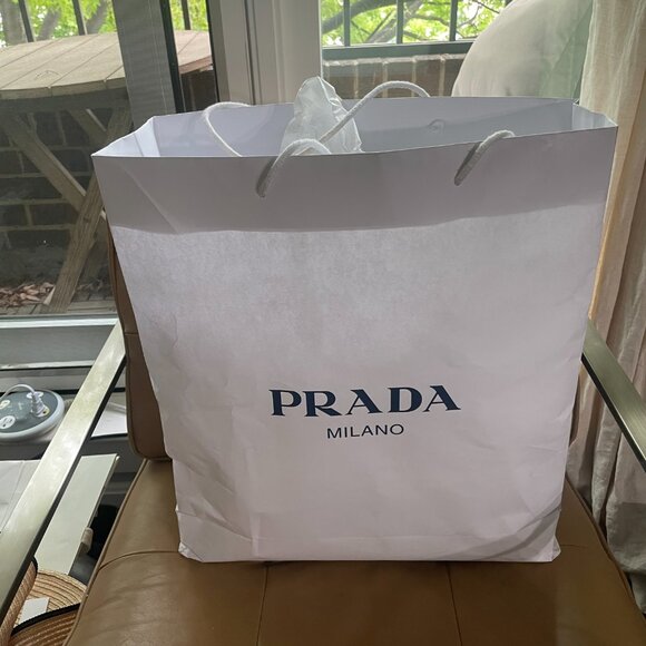 Prada medium Saffiano Double tote bag - Picture 2 of 4